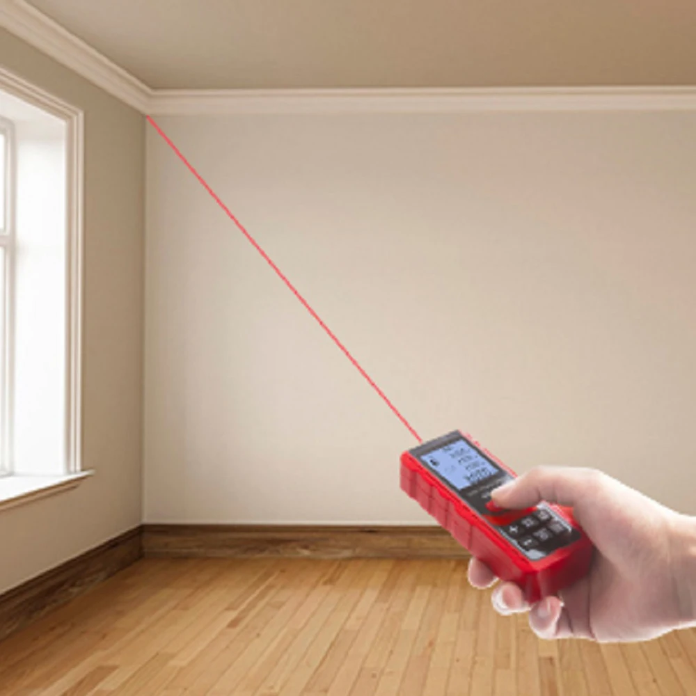 Noyafa NF-271 Laser Distance Meter 40M 80M Rangefinder Tape Range Finder Measure Device Digital Ruler Test Tool-3