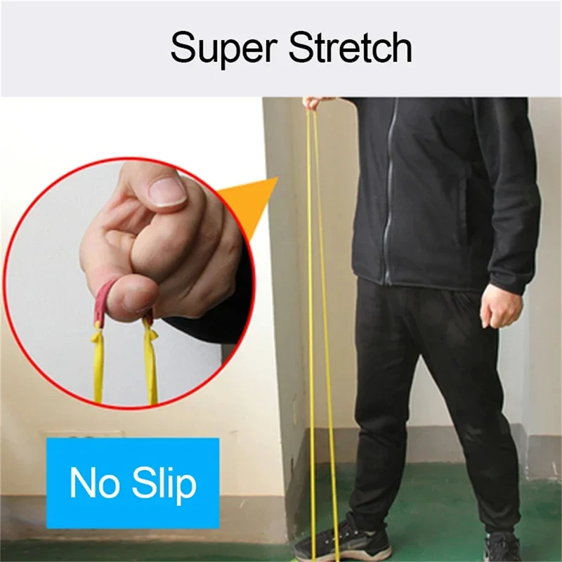 10pcs Slingshot Latex  Powerful Flat Rubber Band High Elasticity Outdoor Catapult Shooting Accessories-2