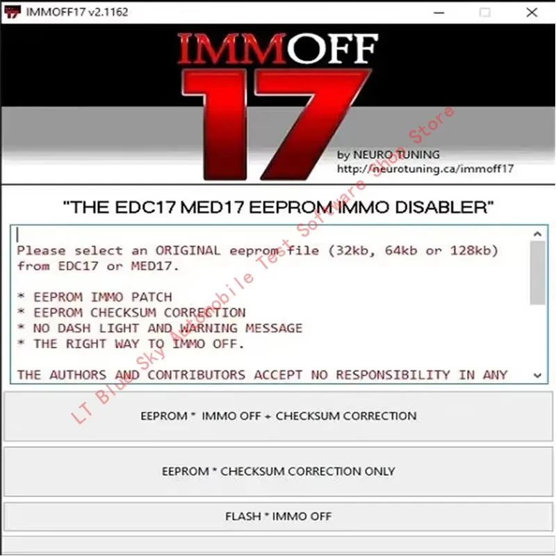 Herramientas de accesorios para automóviles IMMOFF17 Software-2