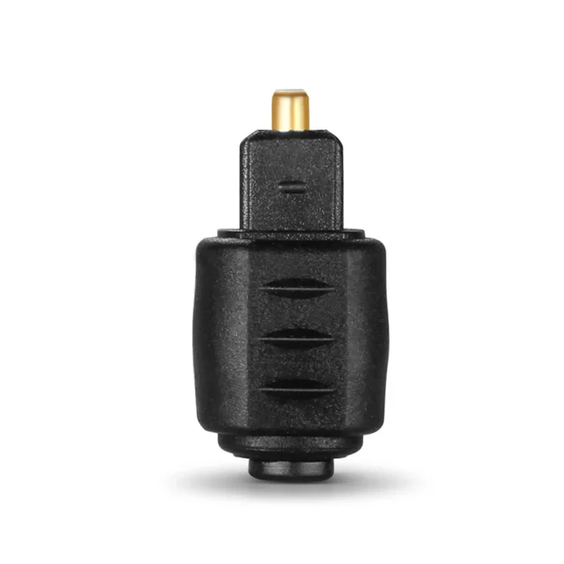 Mini Optical Audio Adapter 3.5MM Female Jack To Digital Toslink Male Plug for Amplifier Player DVD-4