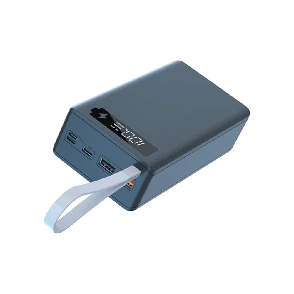 C12 18650 Battery Power Bank Case Charger Box Holder Dual USB LCD Display Support Quick Wireless Charger Battery Shell Storage-4