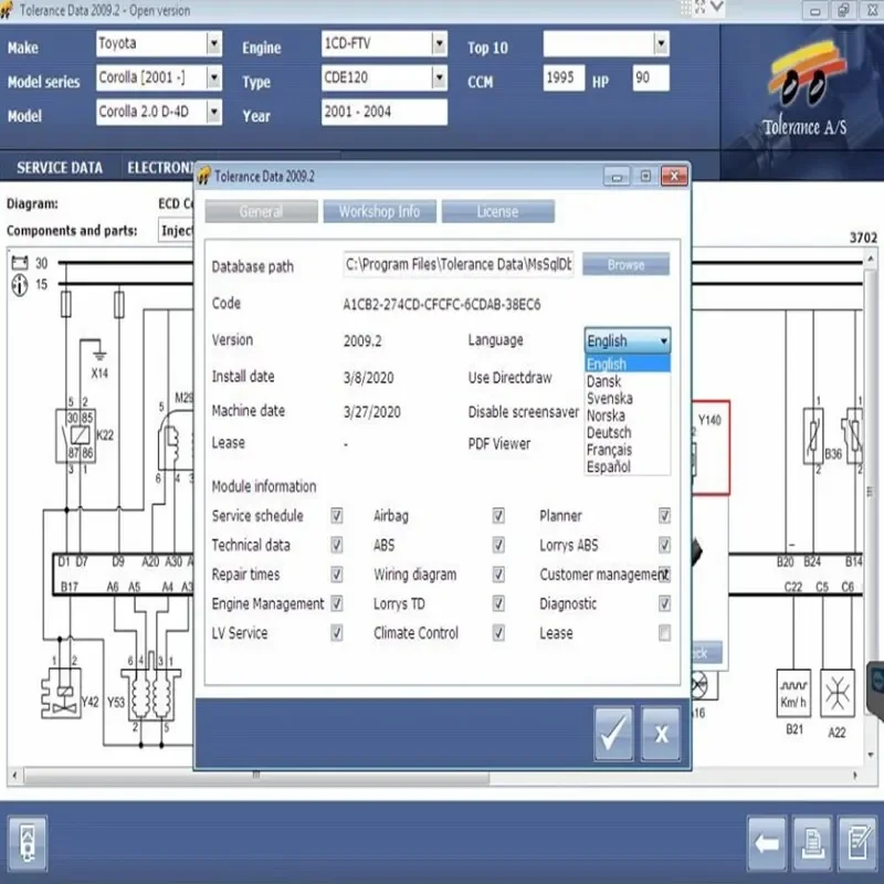 2024 Hot Software Tolerance Data 2009.2 Auto Repair Data with Free Keygen Unlimited Installation send by USB Flash Hard Disk-3