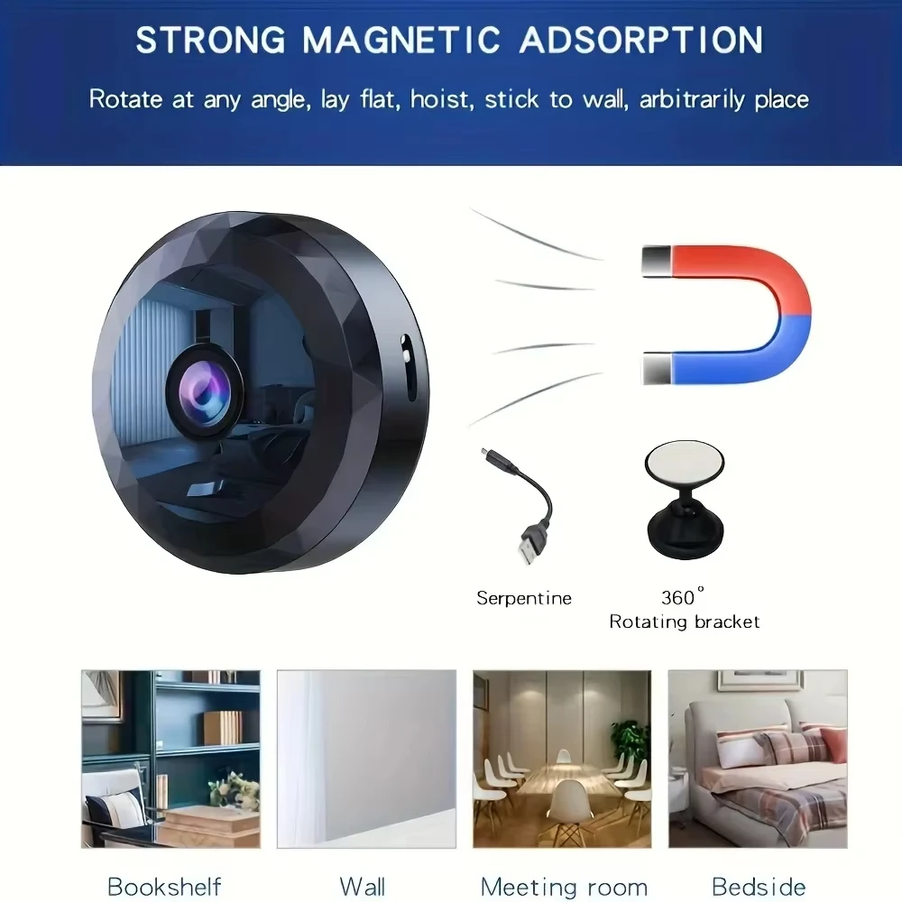 Xiaomi Wireless A11 Camera Mini WiFi Monitoring 1080P HD Video Security Camera Rechargeable Battery Motion Detection Camera-5