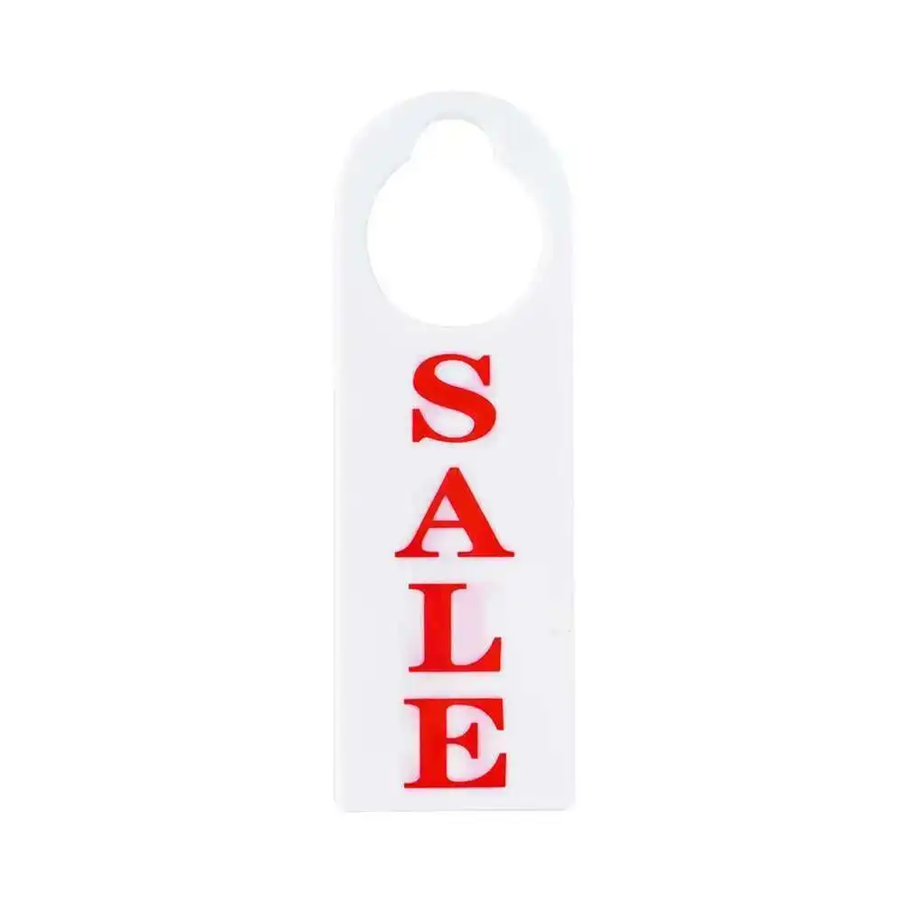 Large Sale Signs For Clothes Rack, Apparel Hangers Bar Hangrail Plastic Size Divider Big Marker Fitting Room Door Control Tags