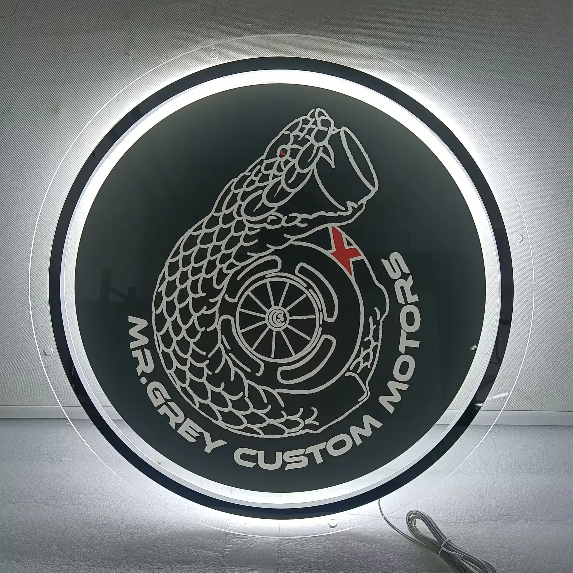 Custom Business Logo Acrylic signs 3D Beauty Nails Salon Hair Studio Signage Backlit Signs Custom Company Name LED Neon Light-6