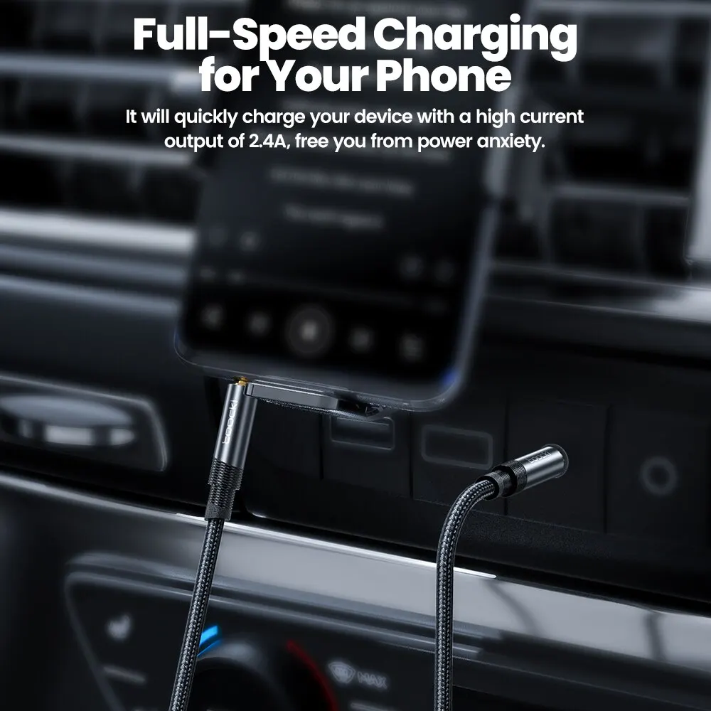 Toocki Aux Audio Cable 3.5mm Jack Male to Male Audio Aux Cable For iPhone Xiaomi 12 Headphones Speaker TV Laptop MP3 Wire Cord-2