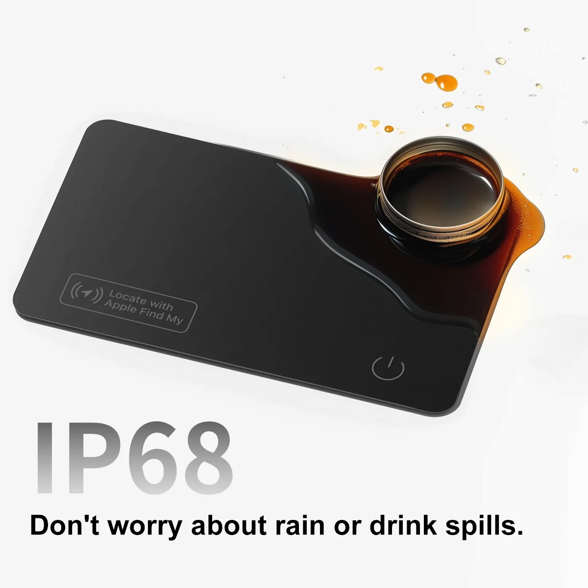 Wallet Anti-loss Card GPS Location Tracking Smart Tag Find My for iPhone Bluetooth Device Ultra-thin Card Wireless Charge IP67-5