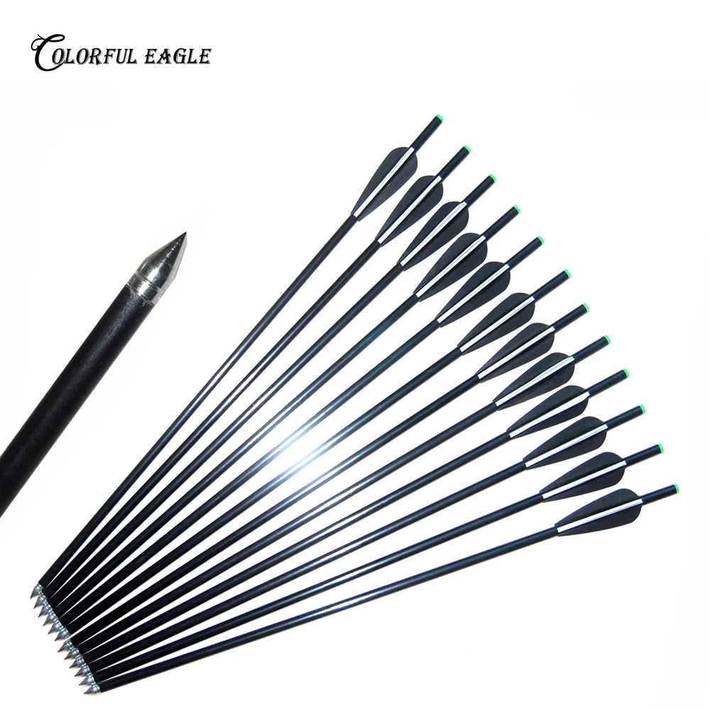 Hunting Archery Bolts Crossbow Fiberglass Arrow 13/17/20 Inches  For crossbow bolts bow Archery