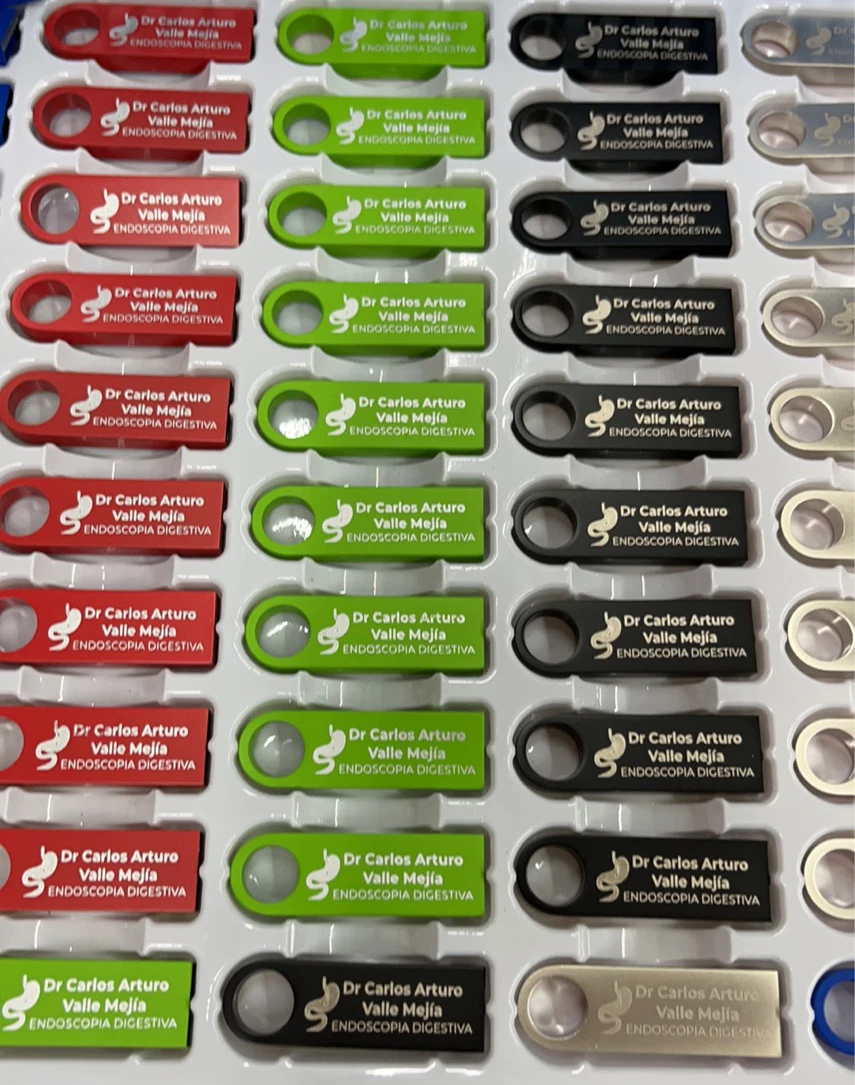 100PCS Free Custom LOGO Flash Drives Metal 64GB Free logo Black 32GB Pen drive 16GB Memory stick U disk 8GB 4GB-5