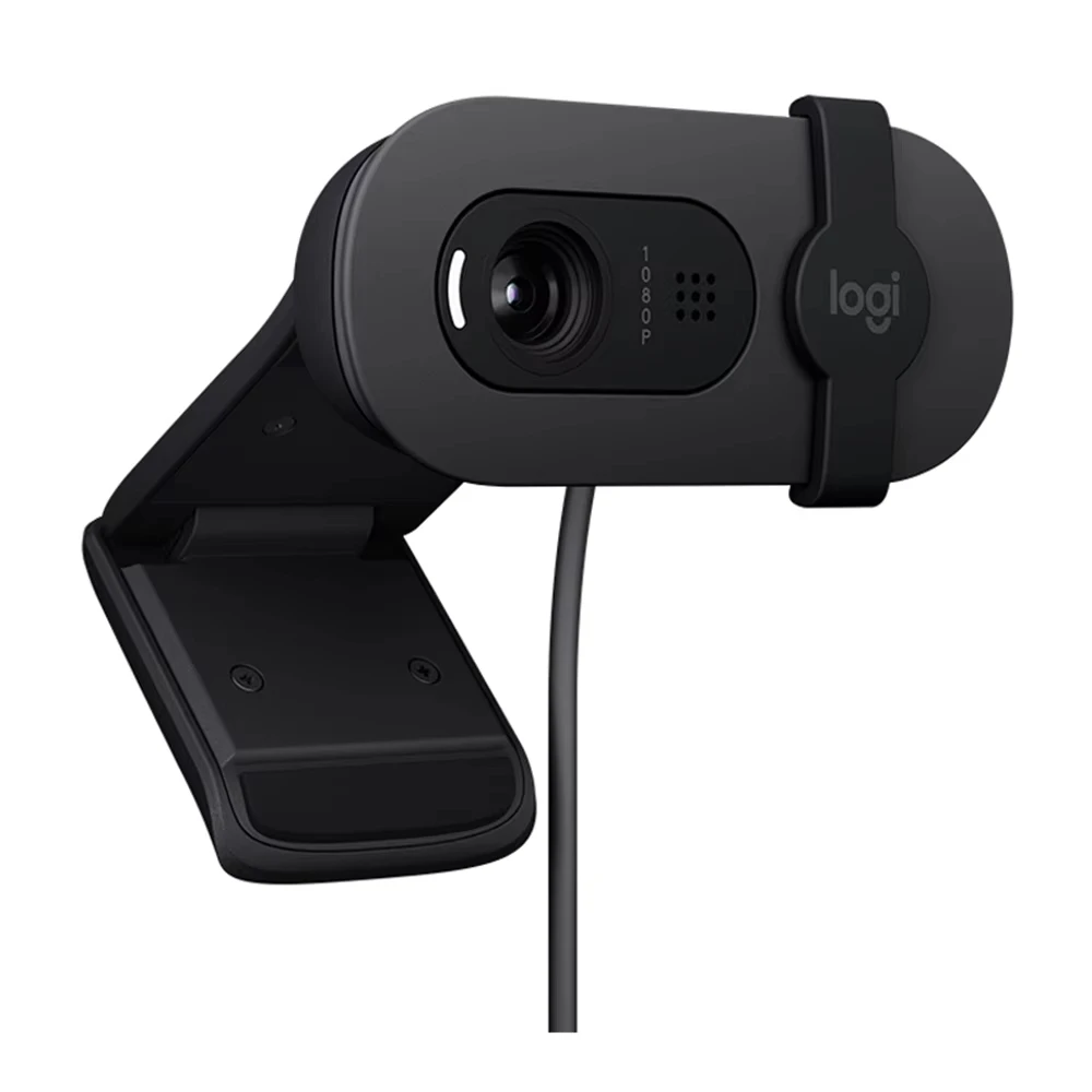 Logitech Brio 90 HD 1080p webcam with automatic light balancing, integrated privacy shutter, and built-in microphone Webcam-6