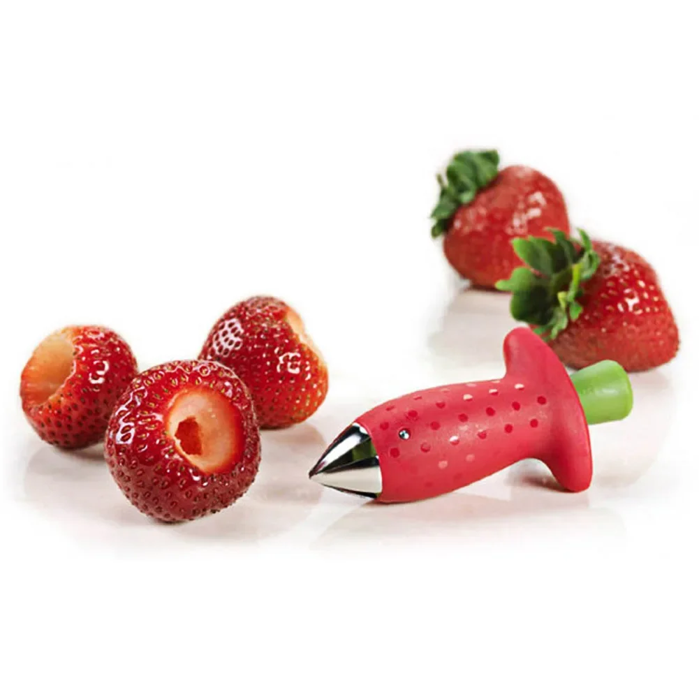 Strawberry Slicer Cutter Strawberry Corer Strawberry Huller Fruit Leaf Stem Remover Salad Cake Tools Kitchen Gadget Accessories-5