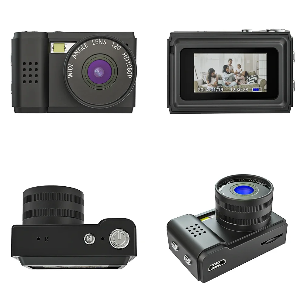 0-128G Mini 1080P Small Digtal Camera with Screen Bodycam Compact Kids Camcorder Indoor Outdoor Sport Video DV Recorder Body Cam-5