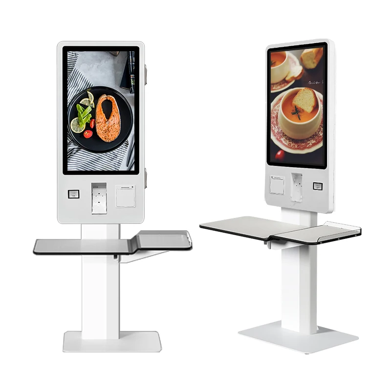 24 27 32 43 Inch Supermarket Self Check Out Touch Screen Kiosk Android PC All In One Self Service Pos Terminal-5