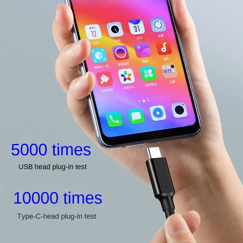 USB 3.2 10Gbps Type C Cable USB A to Type-C 3.2 Gen2 Cable Data Transfer USB C SSD Hard Disk Cable 3A 60W QC 3.0 Fast Charging-4