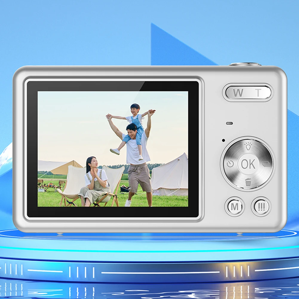 CCD 1080P Digital Camera 96MP Autofocus Vlogging Camera 16X Zoom Video Camcorder 2.4 Inch IPS Screen for Kid Adult Photography-5