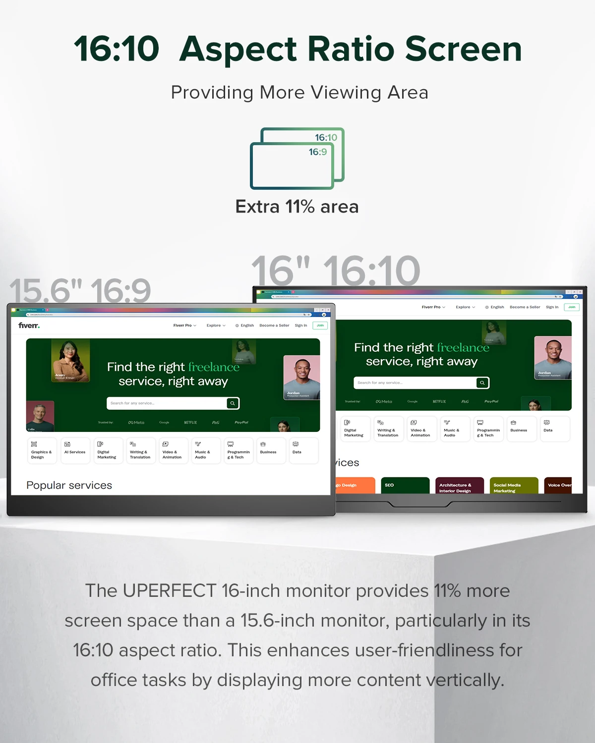 UPERFECT 2.5K Portable Monitor 16