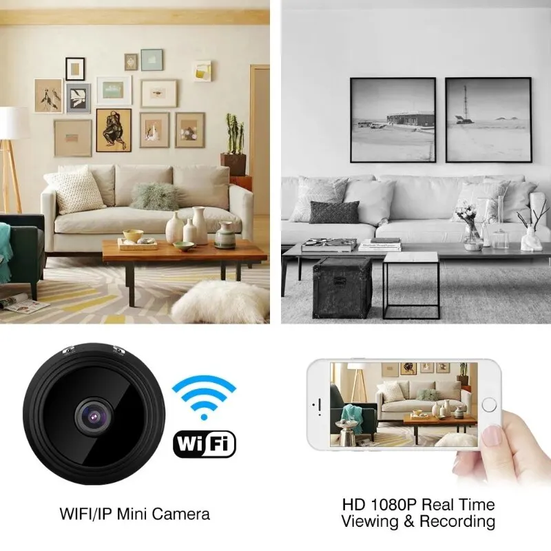 A9 Mini WiFi Camera HD 1080p Remote Wireless Voice Recorder Video Camcorder Night Vision Home Security Surveillance Cameras-3