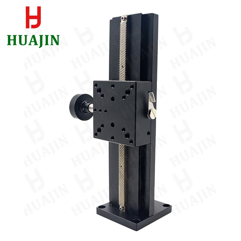 Z Axis LWZ60-L200 Dovetail Trimming Slide Table Manual Displacement Platform Vertical Lift Gear Type Fine adjustment Stage-2