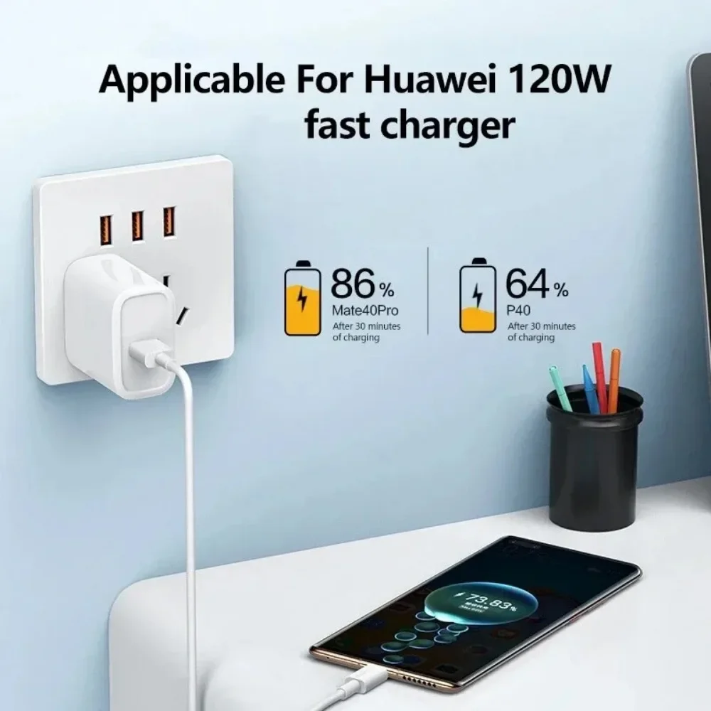 120W 10A USB -C Quick Charging Cable for Samsung Xiaomi Huawei USB C Mobile Phone Data Cord Super Fast Charge Data Cable 0.25-2M-5
