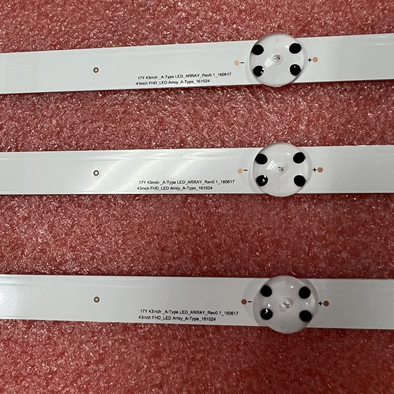 3pcs 7LED LED backlight strip for TV 43UJ651V 43UJ675V 43LJ624V 43LJ634V 43UJ701V 43UJ65_UHD_L EAU63673004 TV 17Y 43inch_A-5