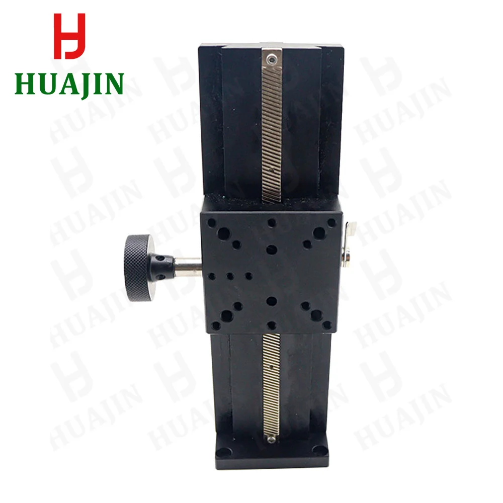 Z Axis LWZ60-L200 Dovetail Trimming Slide Table Manual Displacement Platform Vertical Lift Gear Type Fine adjustment Stage-6