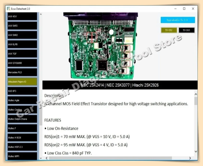 2024 ECU Repair Software ECU Modules Repair +Ecus Datasheet Pinout Immo Location Including Multimeters Transistor EEprom Defects-4
