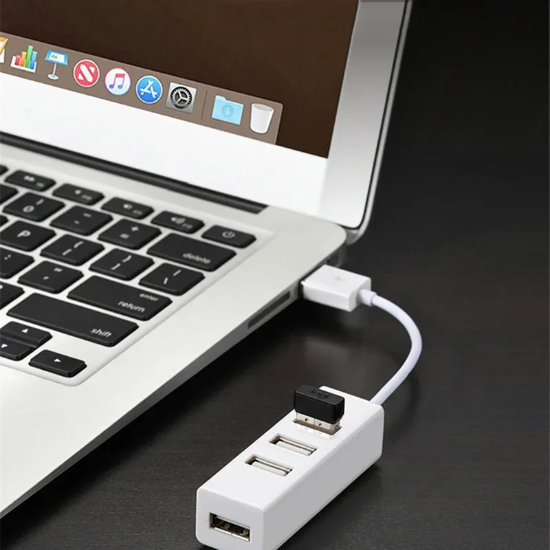 Hub USB 2.0 Multi Expander Hub USB Splitter Power Adapter High Speed 4 Port In One for PC Computer Accessories-4