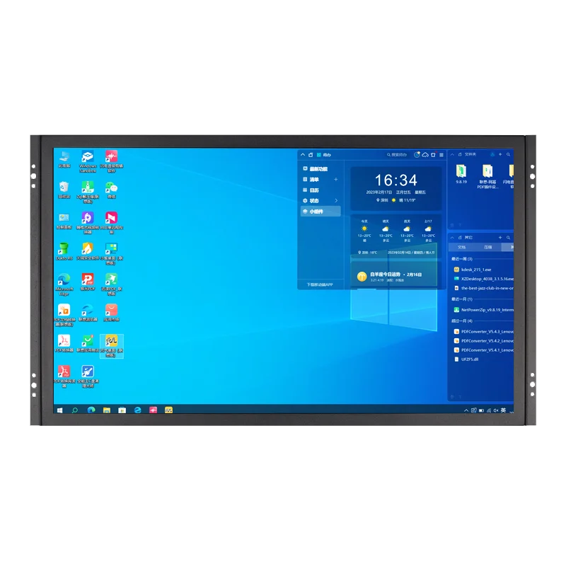 1000Nits 21.5 inch High Brightness Touch Monitor 1920 x1080 TFT Panel LCD Display Touchscreen With Speaker HDMI VGA AV BNC USB-4