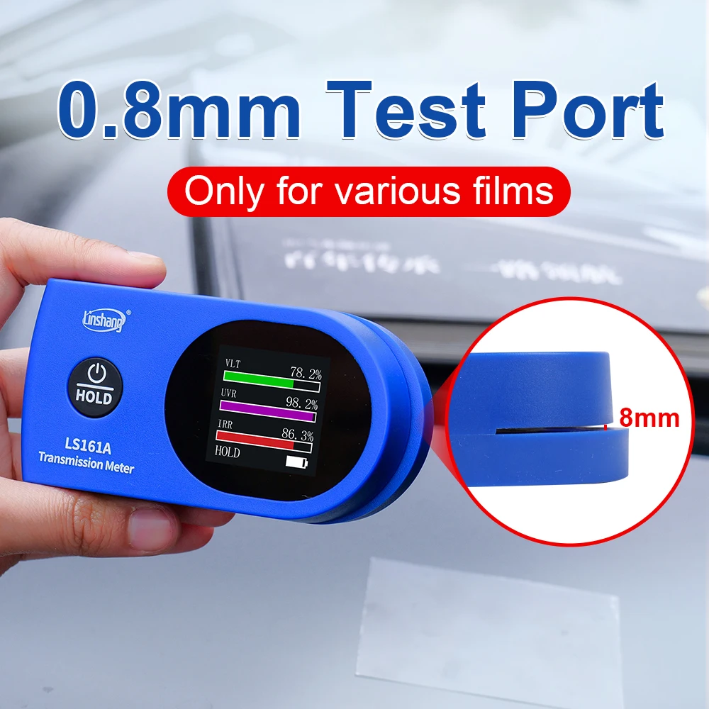 Window Tint Meter Upgrade solar film Transmission Meter 940nm 1400nm IR UV VLT Tint Film Tester LS161 LS161A-5