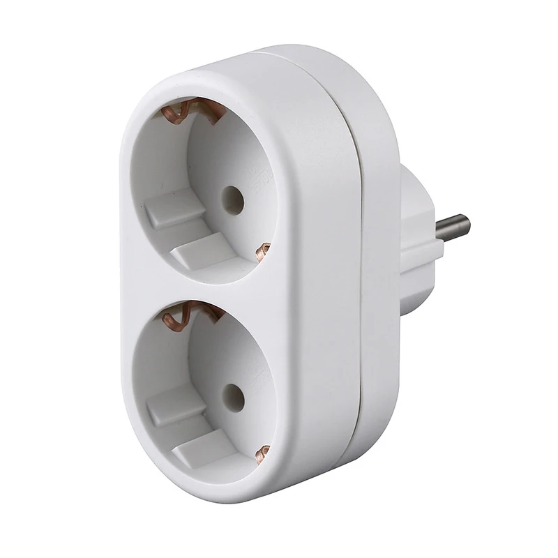 White European 2way 3way EU Wall Extension Power Socket Germany Korea Russia Schuko Plug Converter Outlet 16A 3500W Type E-5