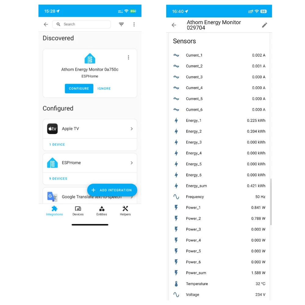 IoTorero Made For ESPHome 6 CH Energy Meter Works With Home Assistant-3
