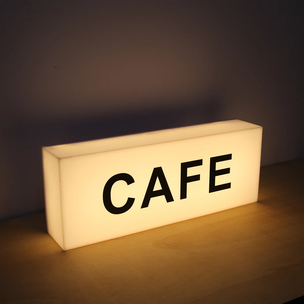 Lightbox Custom Lighting Signs For Food Truck Dining Car Acrylic Signage Shop Sign Single Side Advertising Board Light Box-3