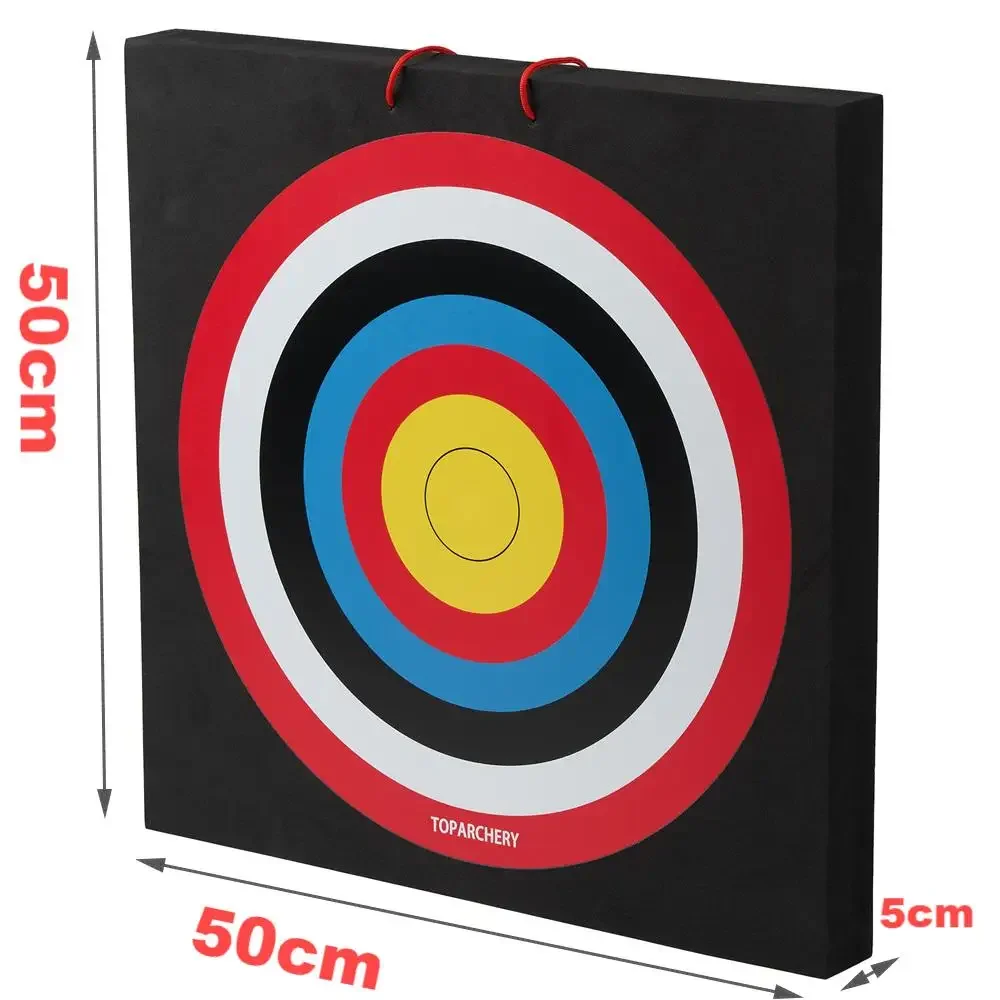 Archery 50x50x5cm Target Foam Hot Press Printed Recurve Compound Bow Hunting Practice Professional Move EVA Targets Face-2