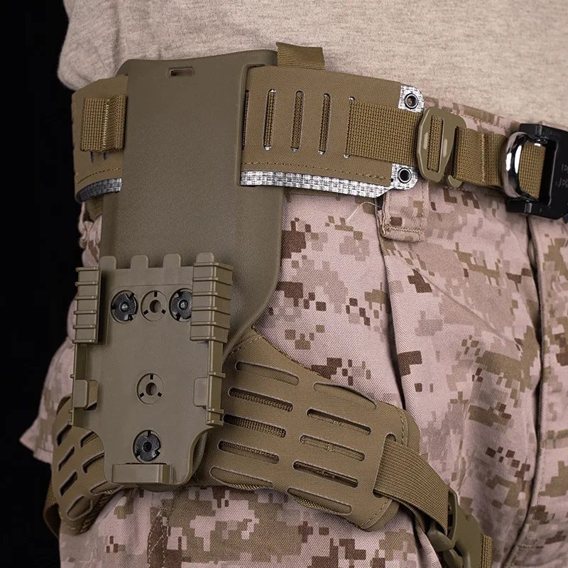 ARC Tactical Drop Leg Holster Thigh Belt Platform Gun Holster Adapter Base for G17 19 M9 Waist Platform Quick Locking