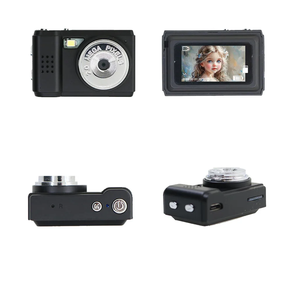 JOZUZE S5 Retro Mini Camera With Screen CMOS Indoor Home Outdoor HD 1080p Sports Portable Very Small Mini Camera Video Recorder-5