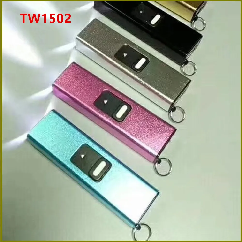 Self defence torchPortable Pulse Single Arc Plasma USB Rechargeable LED  TW1502  Lighting Metal