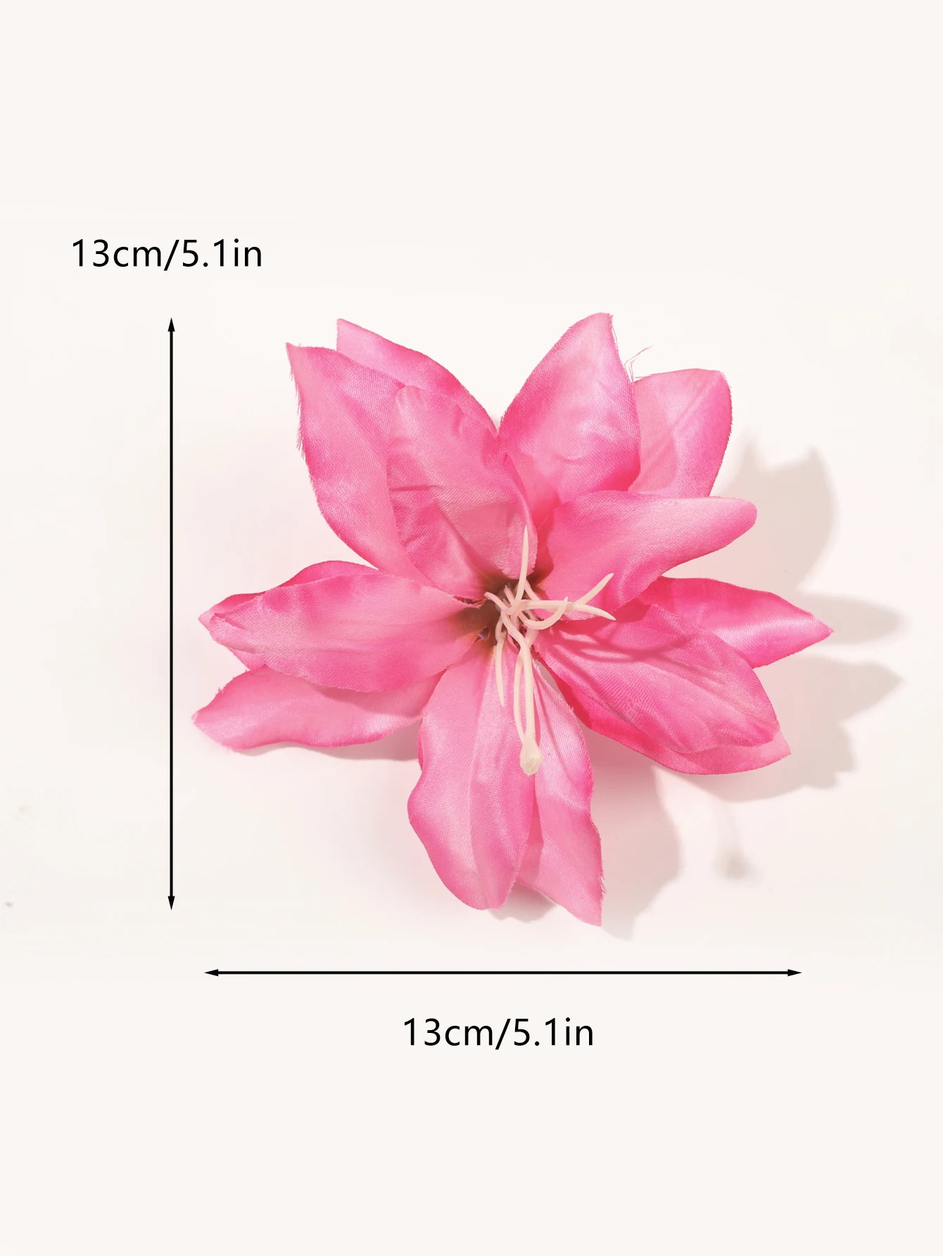 2Pcs Multicolor Big Bohemia Lily Flowers Hair Clips,Hawaiian Flowers Hair Pins for Bridal Wedding Hair Barrette Accessories-6