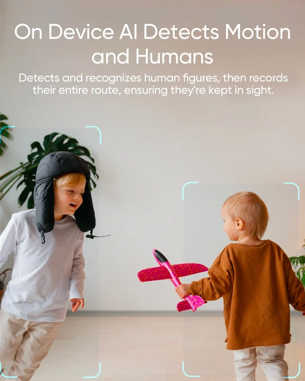eufy Security Indoor Cam C220 2K Resolution Security Camera with 360° PTZ Plug-In Security Indoor Camera with Wi-Fi Human-4