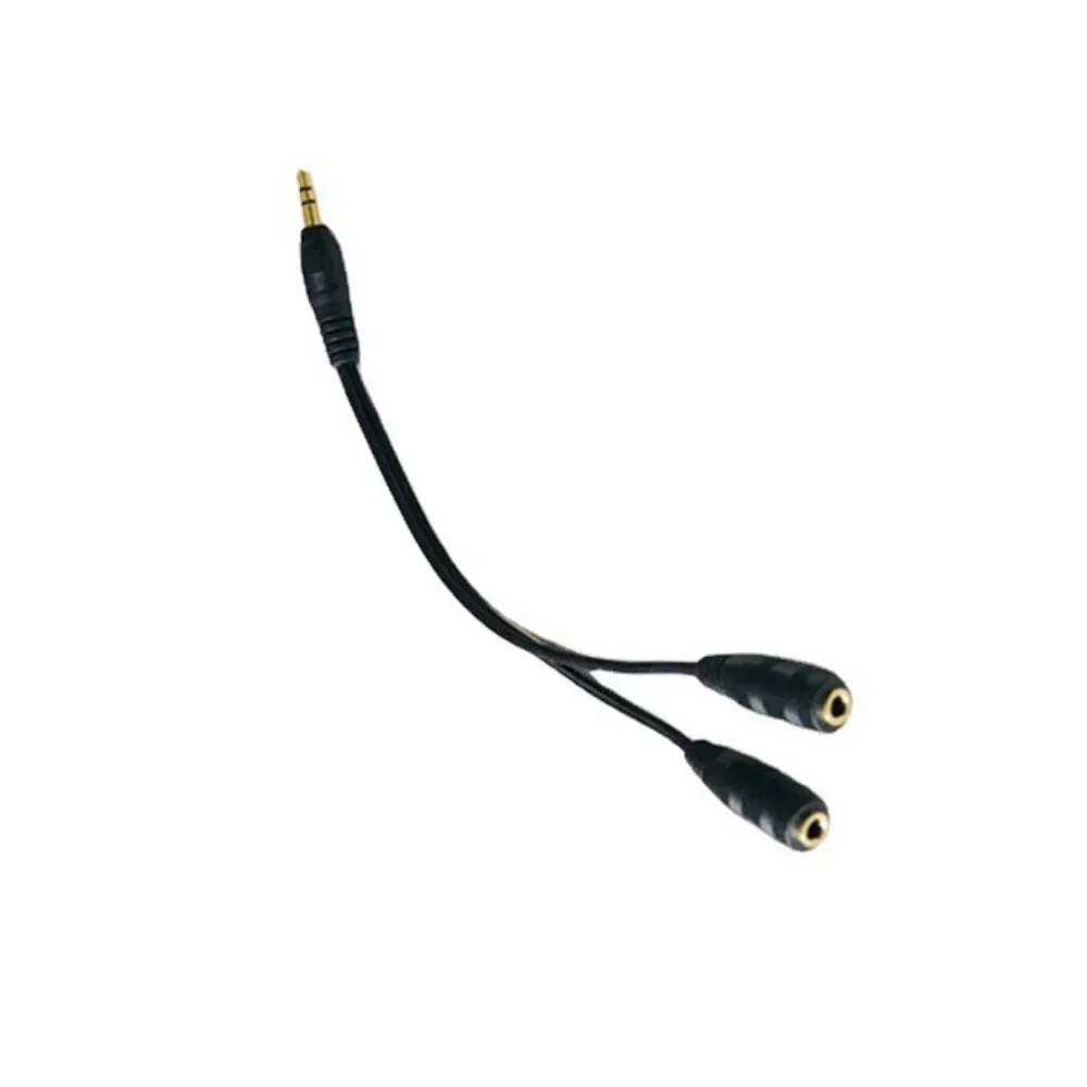 Dual Female Audio Cable Y Splitter Cable 3.5 Mm 1 Male To 2 for Earphone Headset Headphone MP3 MP4 Stereo Plug Adapter Jack-5
