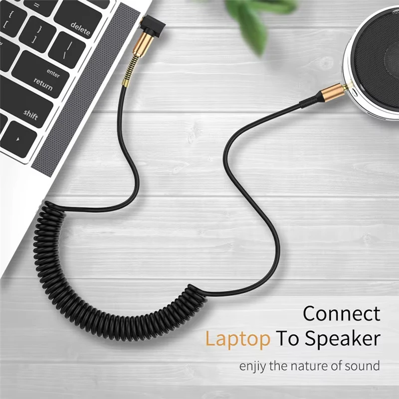 NNBILI 3.5MM Jack Audio Cable Jack 3.5MM Male to Male Audio Aux Cable For Samsung Car Headphone Speaker Wire Line Aux Cord Speak-3