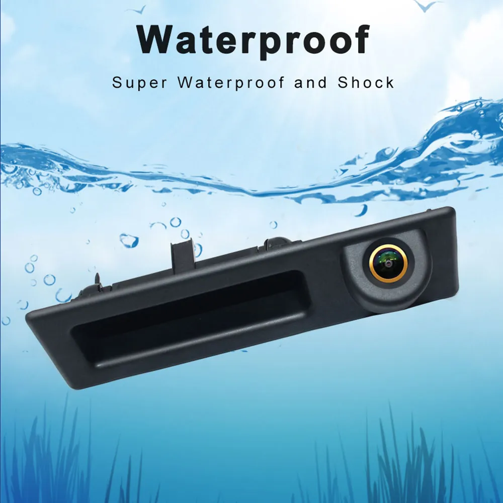 Golden 4K AHD 1080P Car Rear View Camera for BMW F30 F10 F11 X3 F25 F31 F46 X1 F48 F22 3 Series 5 Series Vehicle Night Vision-4
