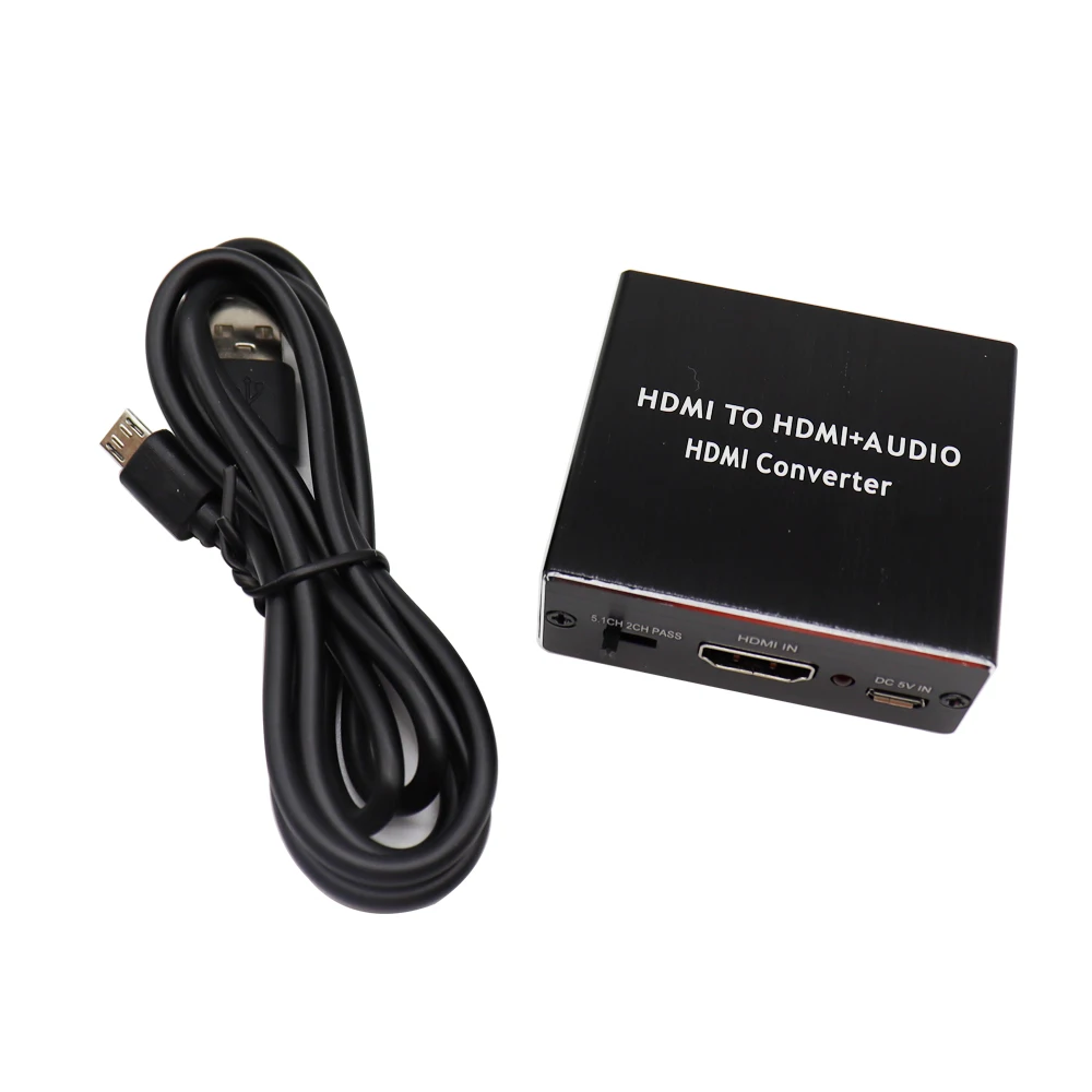 HDMI-compatible Audio Extractor Stereo Extractor Converter Optical TOSLINK SPDIF + 3.5mm Audio Splitter Adapter-5