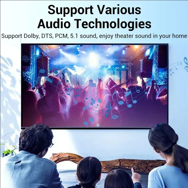 HIFI Digital Optical Audio Cable 90 Degree Toslink SPDIF Coaxial Cable  Adapter for Amplifiers Blu-ray Xbox 360 PS4 Soundbar-5