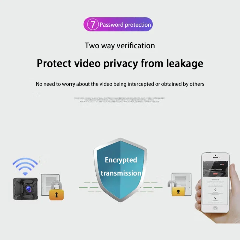 Xiaomi 4K Wireless Mini Camera Motion Detection Monitor WiFi IP/AP Remote Rechargeable Home Surveillance With Long Battery Life-5