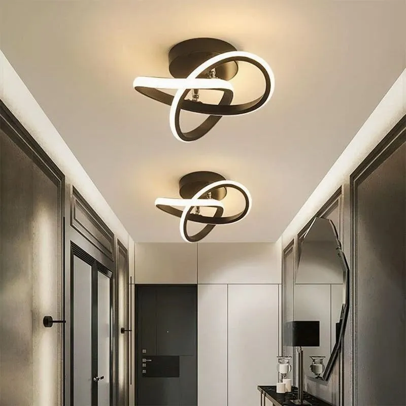 LED Strip Aisle Ceiling Lights Modern Minimalist Living Room Lamps For Balcony Entrance Staircase Home Decor Fixtures Led Luster-5