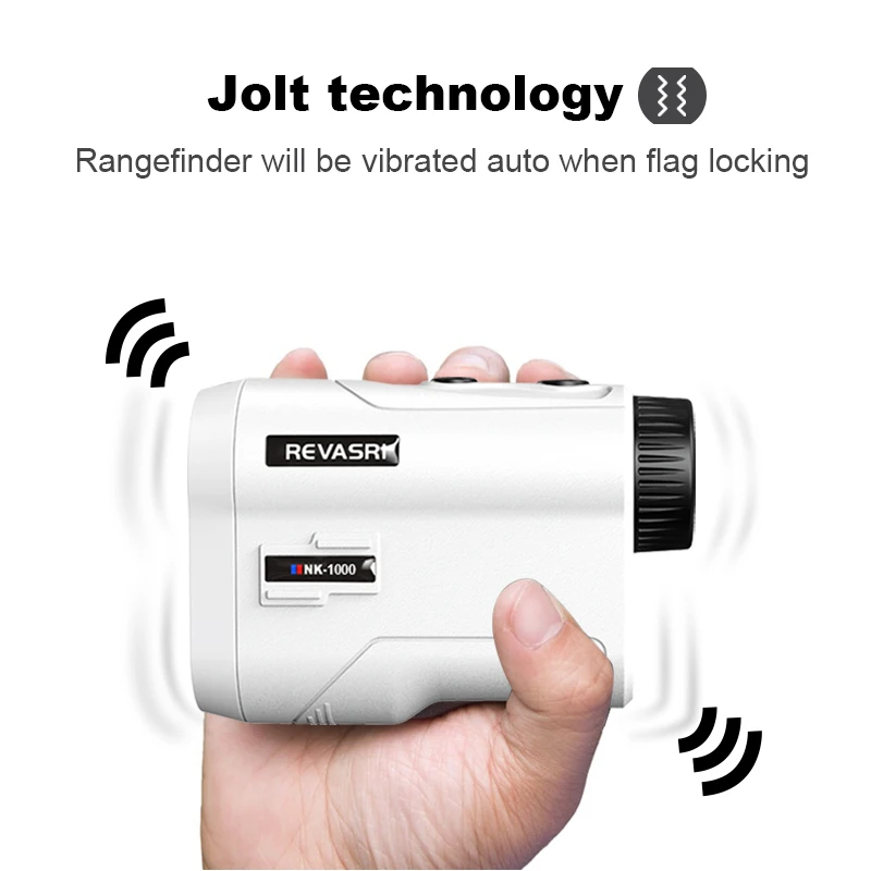 REVASRI Golf Laser Rangefinder 600Yards/1000Yards Slope and Flag Pin Lock Vibration for Golf Tournament Legal Hunting Survey-3