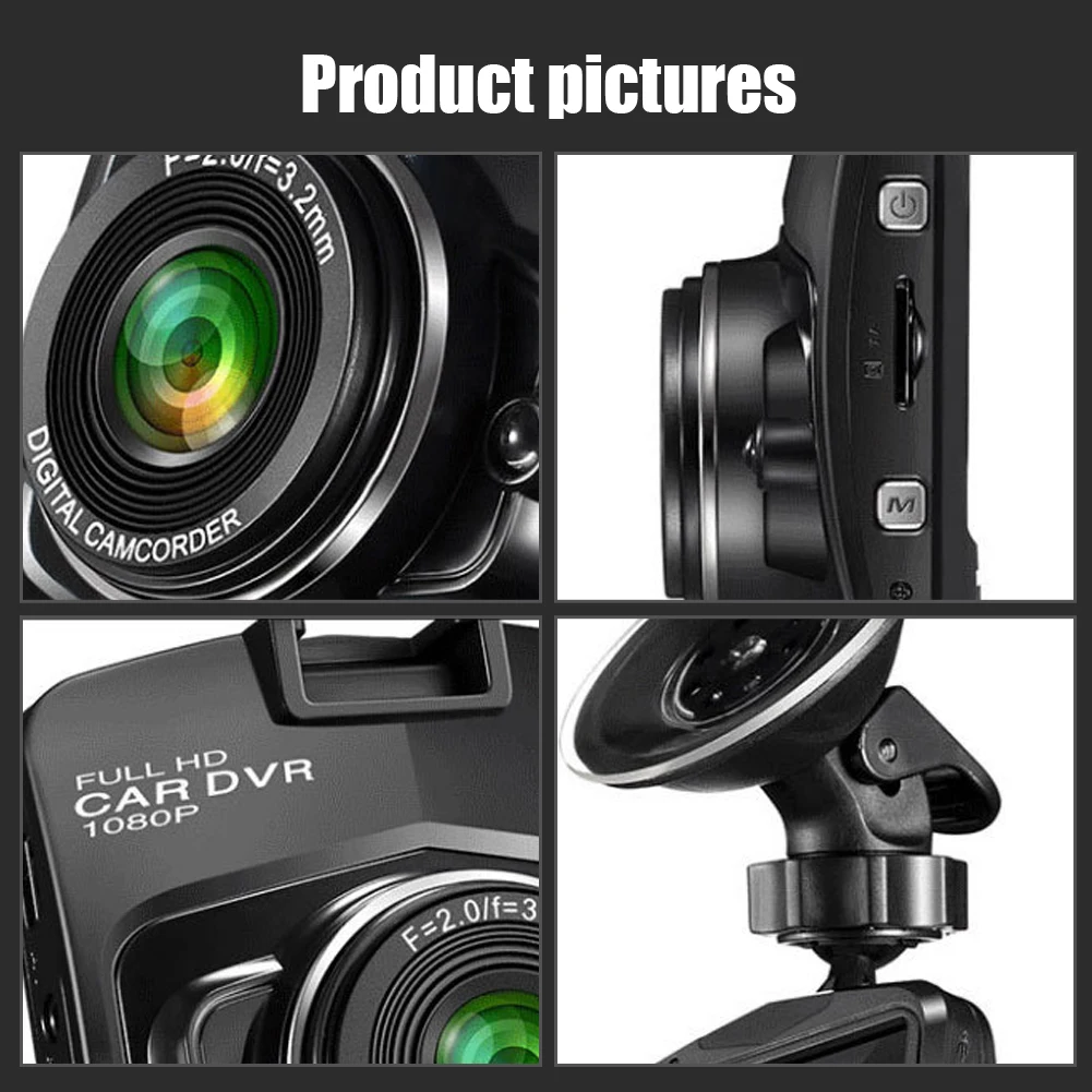 New Universal Car Dash Cam 1080P Car DVR Driving Recorder 2.2