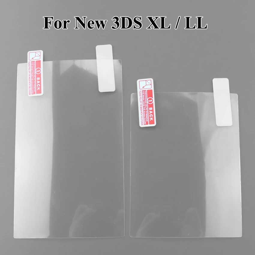 1PCS Top Bottom HD Clear Protective Film For Nintend DSL NDSL for 2DS New 3DS XL LCD Screen Protector-5