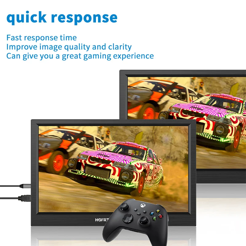 HGFRTEE 11.6inch Portable Monitor Gaming Extended Monitor HDMI-Compatible Laptop second screen For Switch/PS4/Raspberry Pi-4