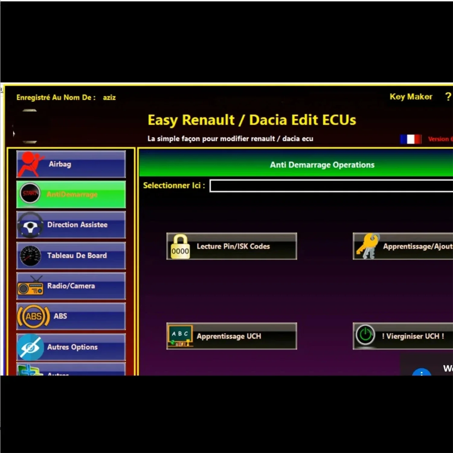Easy Renault 6.14 Software for Renault ECU Programmer Clear Crash Airbag Card Keys UCH Cleaner WORK with OBDLink Renolink-5